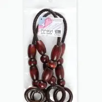 Ручки для сумки, 2 шт., 44.5&times;4.5 см, коричневые