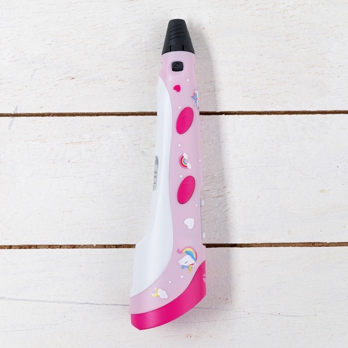 3D ручка Luazon Unicorn, трафареты и 150 метров пластика комплекте, работа с ABS и PLA 3D ручка Luazon Unicorn, трафареты и 150 метров пластика комплекте, работа с ABS и PLA