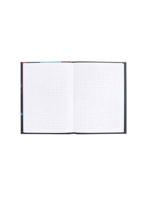 Блокнот А6, 64 листа в клетку Sportcar, твёрдая обложка, матовая ламинация, выборочный лак