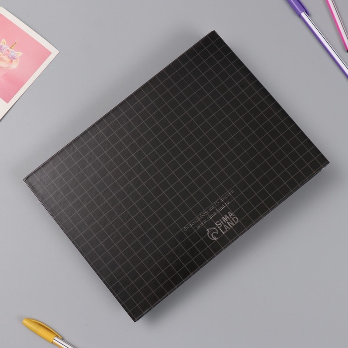 Фотоальбом 25 листов (наклейки+кольца) Фотоальбом 25 листов (наклейки+кольца) "Страна уроков" 19х27х3 см