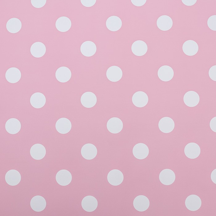 Пленка двухсторонняя Пленка двухсторонняя "Горох крупный", розовый-голубой 0,58 х 10 м