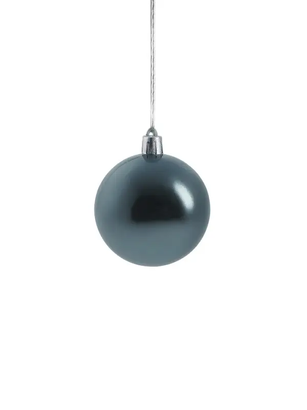 Ёлочные игрушки &laquo;Новогодние ветви&raquo;, шары новогодние, набор 12 шт., d=5 см, серый