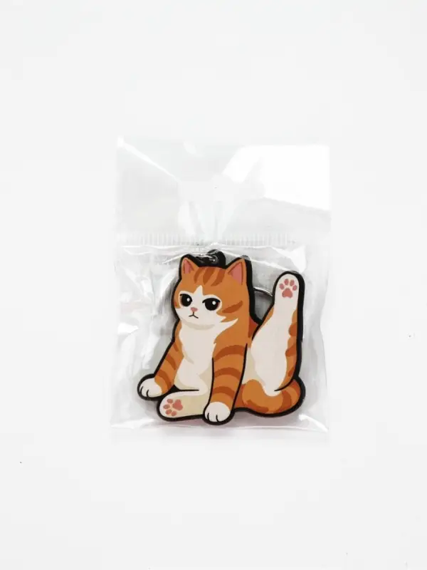 Брелок для ключей &laquo;Кот&raquo;, дерево, 4.5&times;5 см