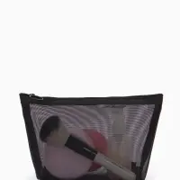 Косметичка дор Сетка 17*6,5*13,5, отд на молнии, черный Косметичка дор Сетка 17*6,5*13,5, отд на молнии, черный