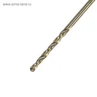 Сверло по металлу ТУНДРА, HSS-Co (5% кобальта), цилиндрический хвост., 3.2&times;65 мм, 2 шт.