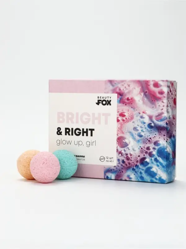 Набор бомбочек для ванны &laquo;Для самой яркой&raquo;, 12 шт. х 40 г, BEAUTY FOX
