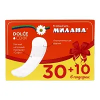 Ежедневные прокладки Милана DOLCE Экономия софт 30+10
