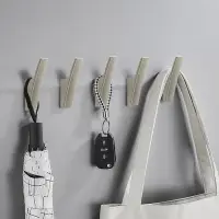 Крючок мебельный CAPPIO ASPHODEL, однорожковый, цвет сатиновый никель, 3 шт.