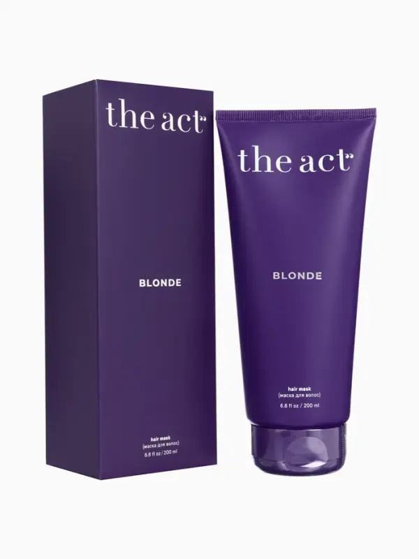 Маска для волос холодного блонда The Act оттеночная, 200 мл