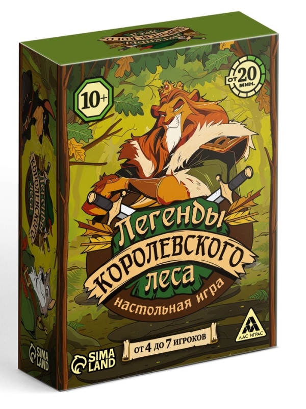 Настольная игра  Настольная игра "Легенды королевского леса", 112 карт, 10+