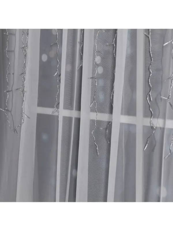 Гирлянда &laquo;Занавес&raquo; 2&times;1.5 м, IP20, прозрачная нить, 360 LED, свечение жёлтое, 8 режимов, 220 В