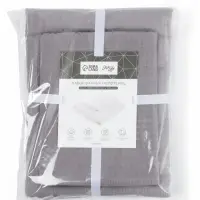 Набор банных полотенец LoveLife "Waffle gray" 2 шт: 100х150, 50х100 см., 100% хл