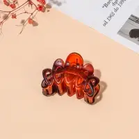 Крабик для волос &laquo;Джастин&raquo;, петельки, 6 см, МИКС