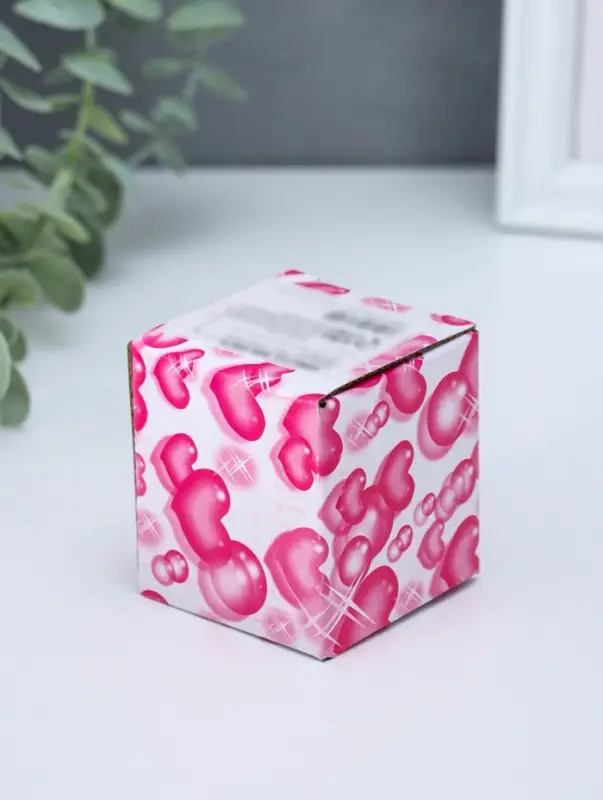 Сувенир "Котик-горшок и зелёное дерево" 12 камней 3,3х3,4х8,8 см