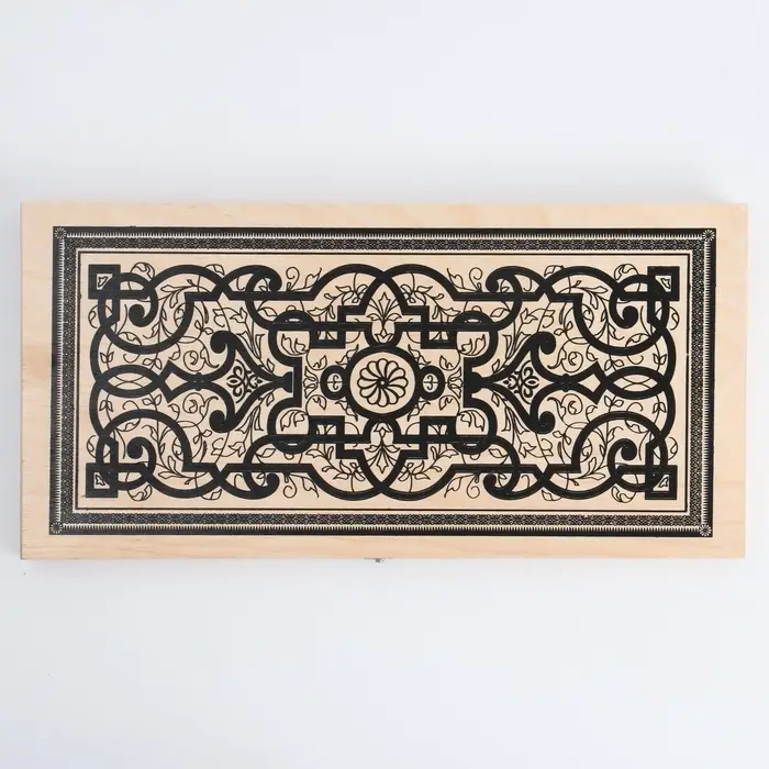 Нарды деревянные большие, настольная игра &laquo;Восток&raquo;, 50&times;50 см