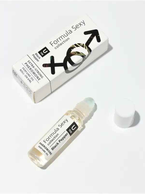 Парфюмерное масло женское с феромонами Formula Sexy Collection Black Pepper U108, 8 мл Парфюмерное масло женское с феромонами Formula Sexy Collection Black Pepper U108, 8 мл