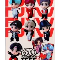 Игрушка - сюрприз Funny Box WOOW TOYS k-pop, фигурка, карточка, наклейки