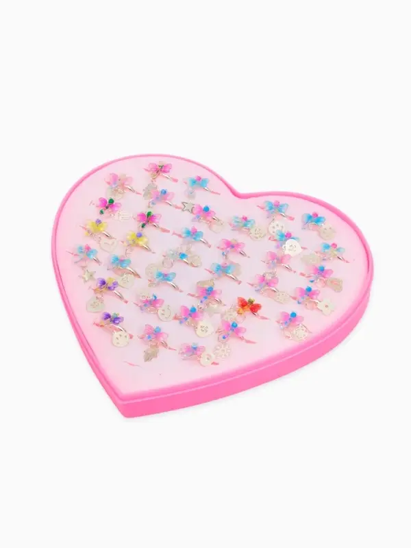 Кольцо «Выбражулька» стрекоза с подвеской, МИКС, безразмерное (фас. 36 шт.) Кольцо «Выбражулька» стрекоза с подвеской, МИКС, безразмерное (фас. 36 шт.)