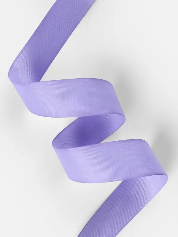 Лента репсовая, 40 мм, 23&plusmn;1 м, сиреневая №21