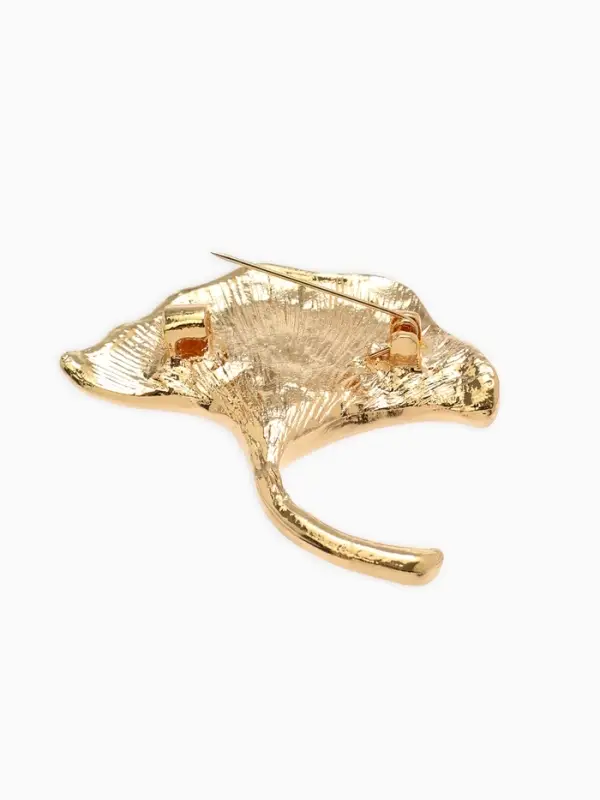 Брошь  Брошь "Цветок каллы", цвет золото