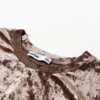 Комплект женский  (футболка и шорты) KAFTAN Velvet р. 40-42, кофейный