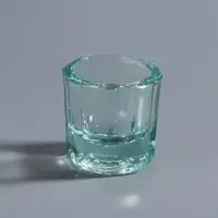 Стаканчик стеклянный для смешивания краски, 3×3 см, прозрачный