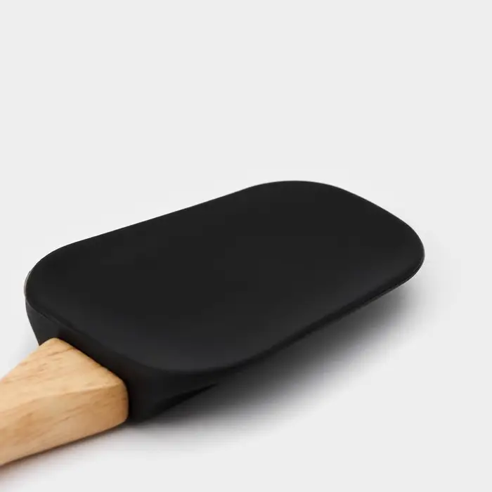 Лопатка Доляна «Макота», 26,5×6,5 см, цвет бежевый/черный Лопатка Доляна «Макота», 26,5×6,5 см, цвет бежевый/черный