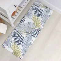 Коврик для ванной и туалета Доляна &laquo;Листья&raquo;, 45&times;120 см