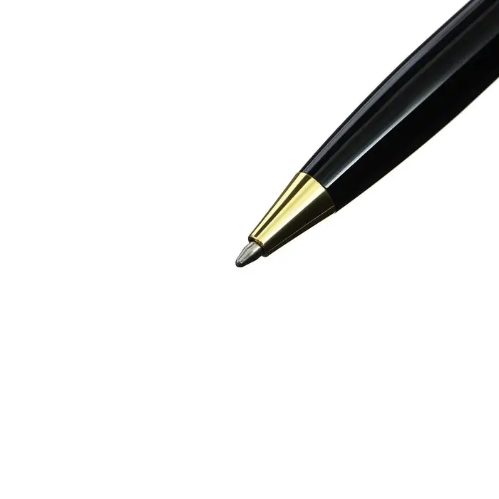 Ручка подарочная Calligrata &laquo;Босс&raquo;, шариковая, поворотная, в футляре кожзам, корпус чёрный с золотым