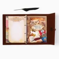 Родословная книга &laquo;Наш род&raquo;, с пером, 56 листов, коричневый, 35&times;25 см