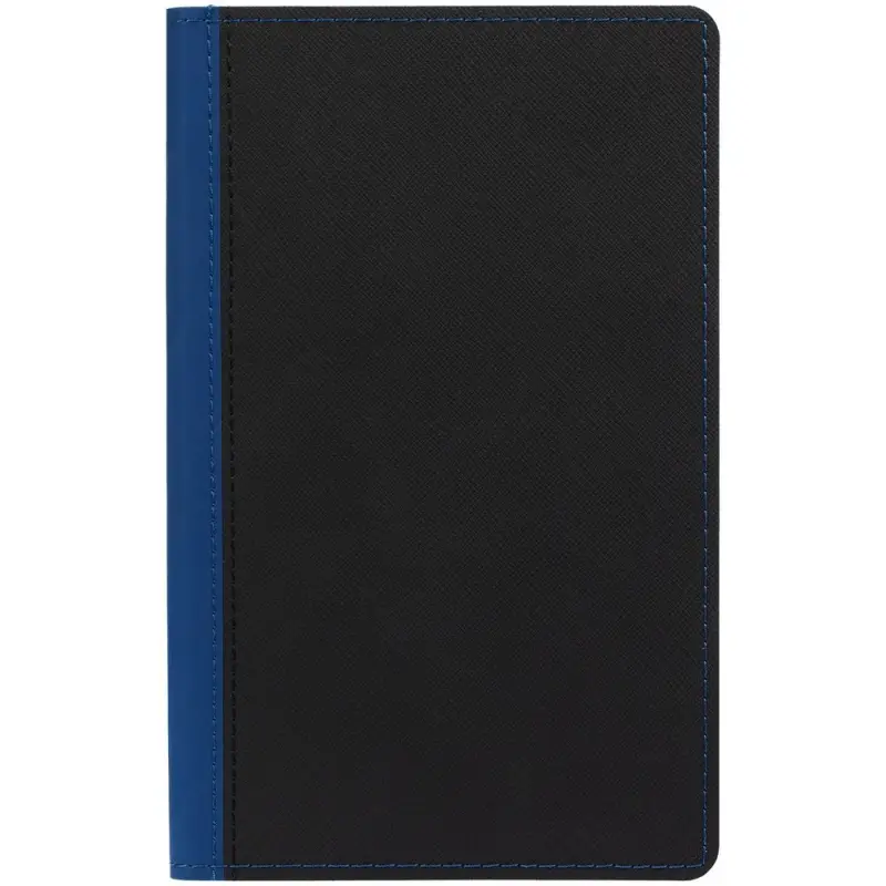 Ежедневник Nice Twice, недатированный, черный с синим