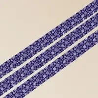 Лента атласная декоративная &laquo;Волшебные снежинки&raquo;, 1.5 см &times; 5 м