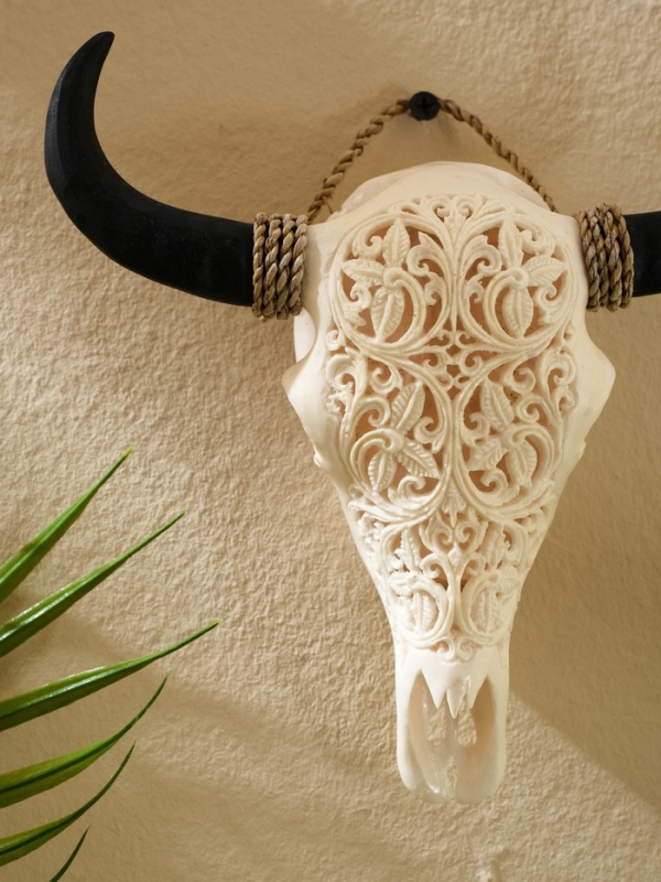 Сувенир интерьерный Сувенир интерьерный "Череп буйвола" полирезин, 15х16х7 см