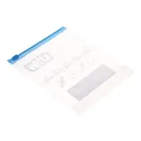 Пакеты с замком-слайдером тм VETTA, 18х22см, устойчивое дно, 1,5л, 50мкм, полиэтилен, 10шт