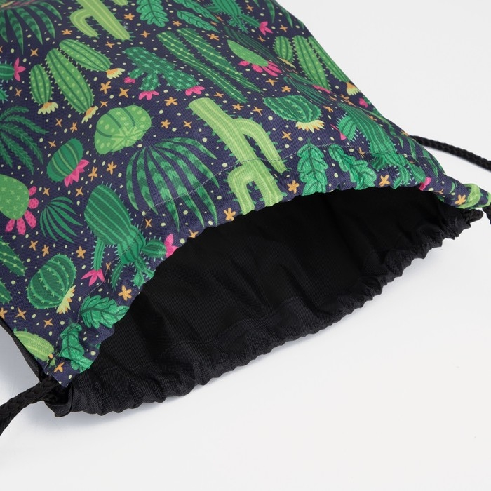 Мешок для обуви на шнурке, цвет зелёный Мешок для обуви на шнурке, цвет зелёный