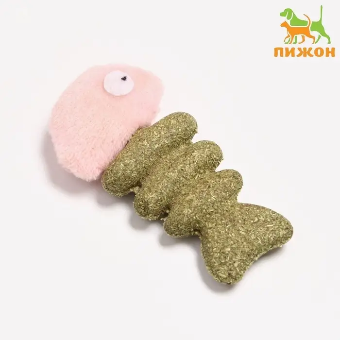 Игрушка для кошек из прессованной кошачьей мяты &laquo;Рыба&raquo;, 7 см