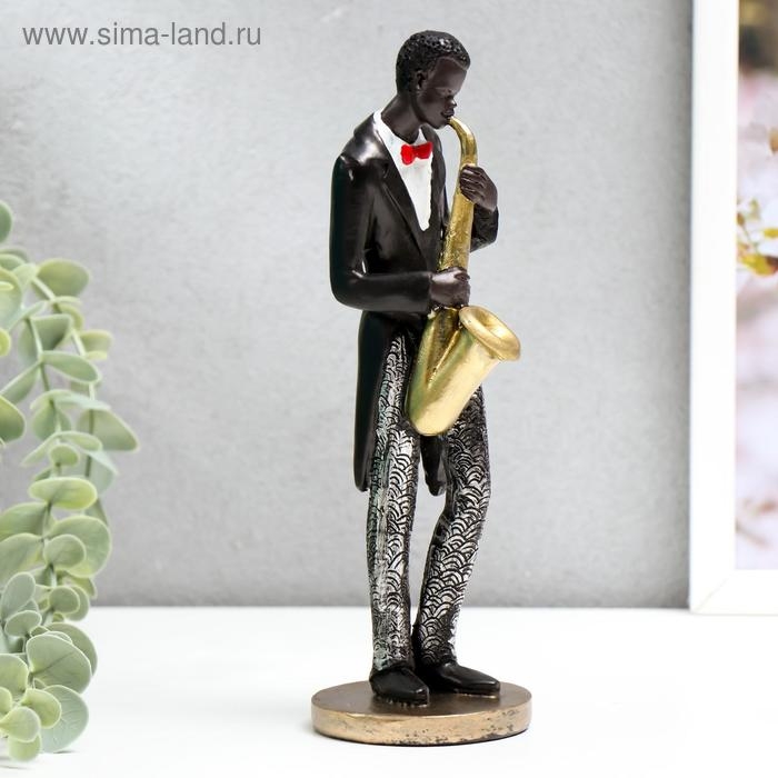 Сувенир полистоун  Сувенир полистоун "Джазовый музыкант" МИКС 21х6,5х6,5 см
