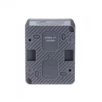 AtlasDesign Profi54 выключатель двухклавишный IP54 10 АХ, АНТРАЦИТ, Россия