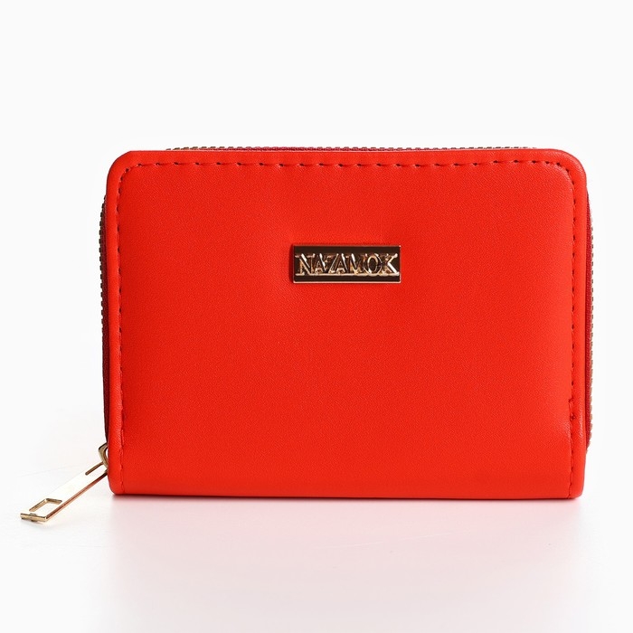 Кошелек женский NK 12,5х9х2 см, красный цвет