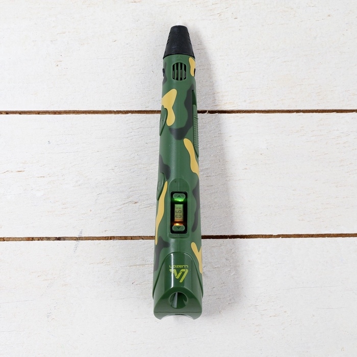 3D ручка Luazon, трафареты и 150 метров пластика комплекте, работа с ABS и PLA, хаки 3D ручка Luazon, трафареты и 150 метров пластика комплекте, работа с ABS и PLA, хаки