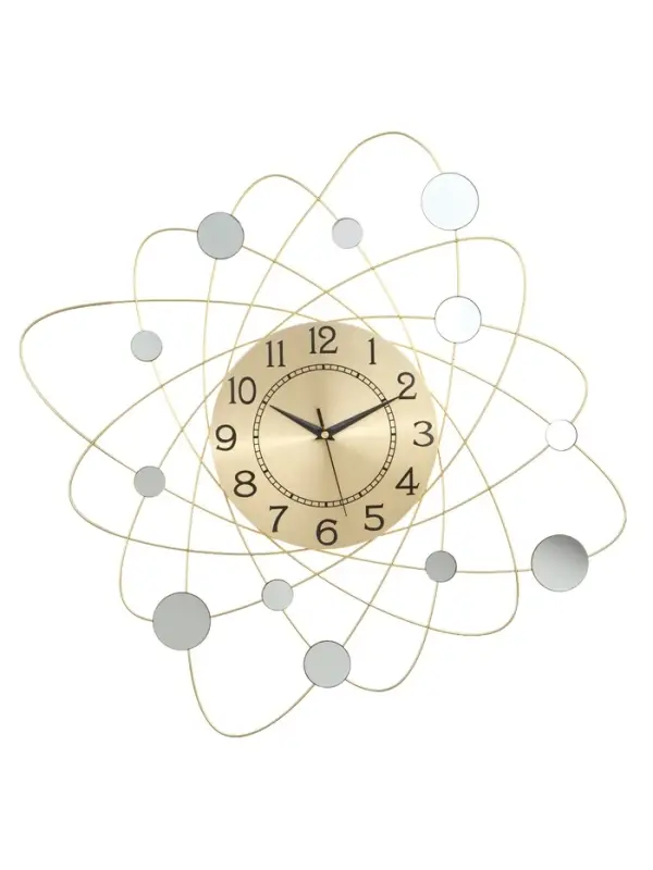 Часы настенные интерьерные &laquo;Носталия&raquo;, серия: Ажур, дискретный ход, d=60 см, циферблат d=22 см, от батарейки 1&times;АА