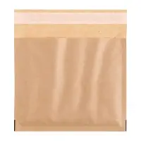 Крафт-конверт с воздушно-пузырьковой плёнкой Calligrata, 18&times;16 см, бежевый