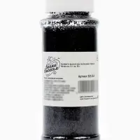 Конфетти &laquo;Шестиугольники&raquo; чёрные, металлик, 0.1 см, 90 г