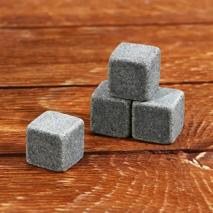 Камни для виски «Крутой мужик», 4 шт