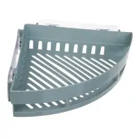 VETTA Classic Полка настенная угловая (большая), пластик, 35x25x7 см, оливковый