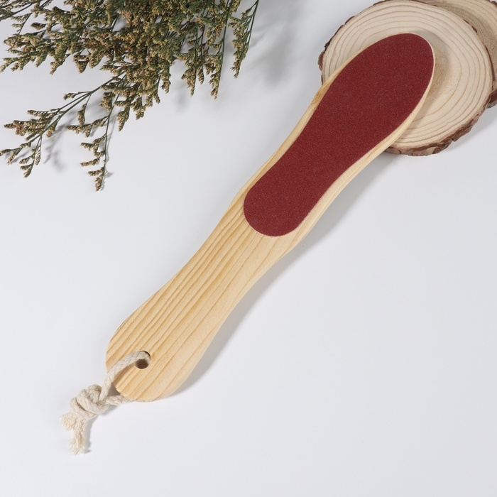 Пилка для ног, наждачная, двусторонняя, 27 см, деревянная Пилка для ног, наждачная, двусторонняя, 27 см, деревянная