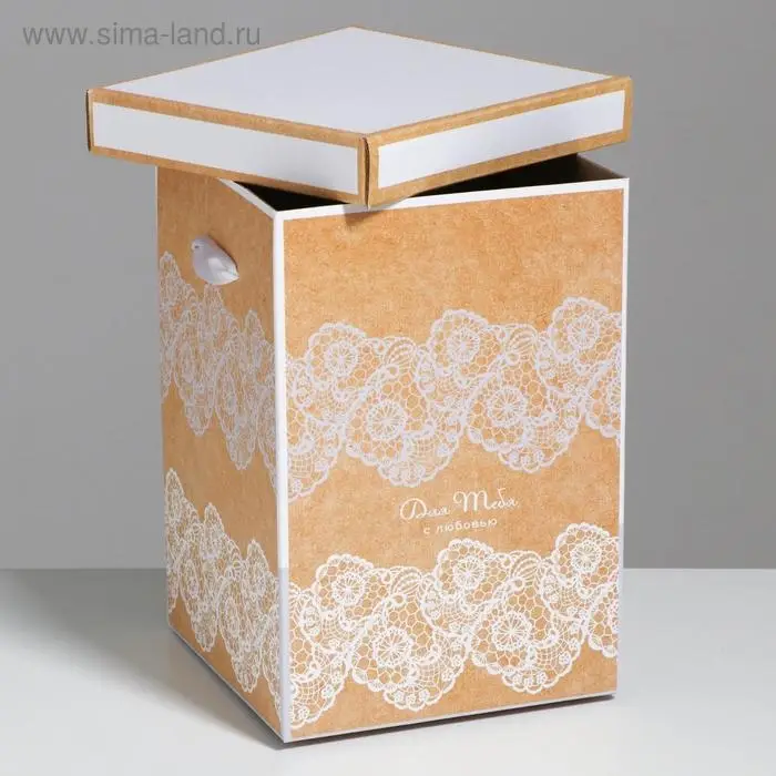 Набор коробок 3 в 1 «Кружево», 10 × 18, 14 × 23, 17 × 25 см Набор коробок 3 в 1 «Кружево», 10 × 18, 14 × 23, 17 × 25 см