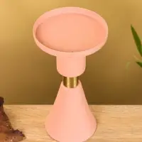 Подсвечник на 1 свечу текстурный "Пудровый" 10,5х10,5х19,5 см Подсвечник на 1 свечу текстурный "Пудровый" 10,5х10,5х19,5 см