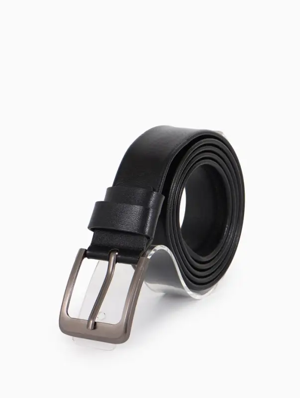 Ремень мужской &laquo;Великан&raquo; для полных, ширина 3.8 см, винт, пряжка металл, чёрный