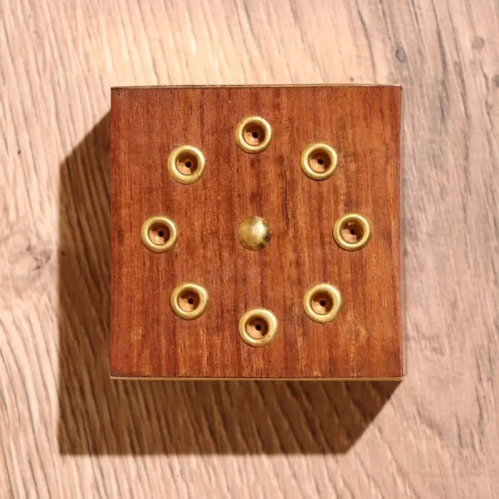 Подставка под благовония, 5.5&times;5&times;2.5 см, манговое дерево